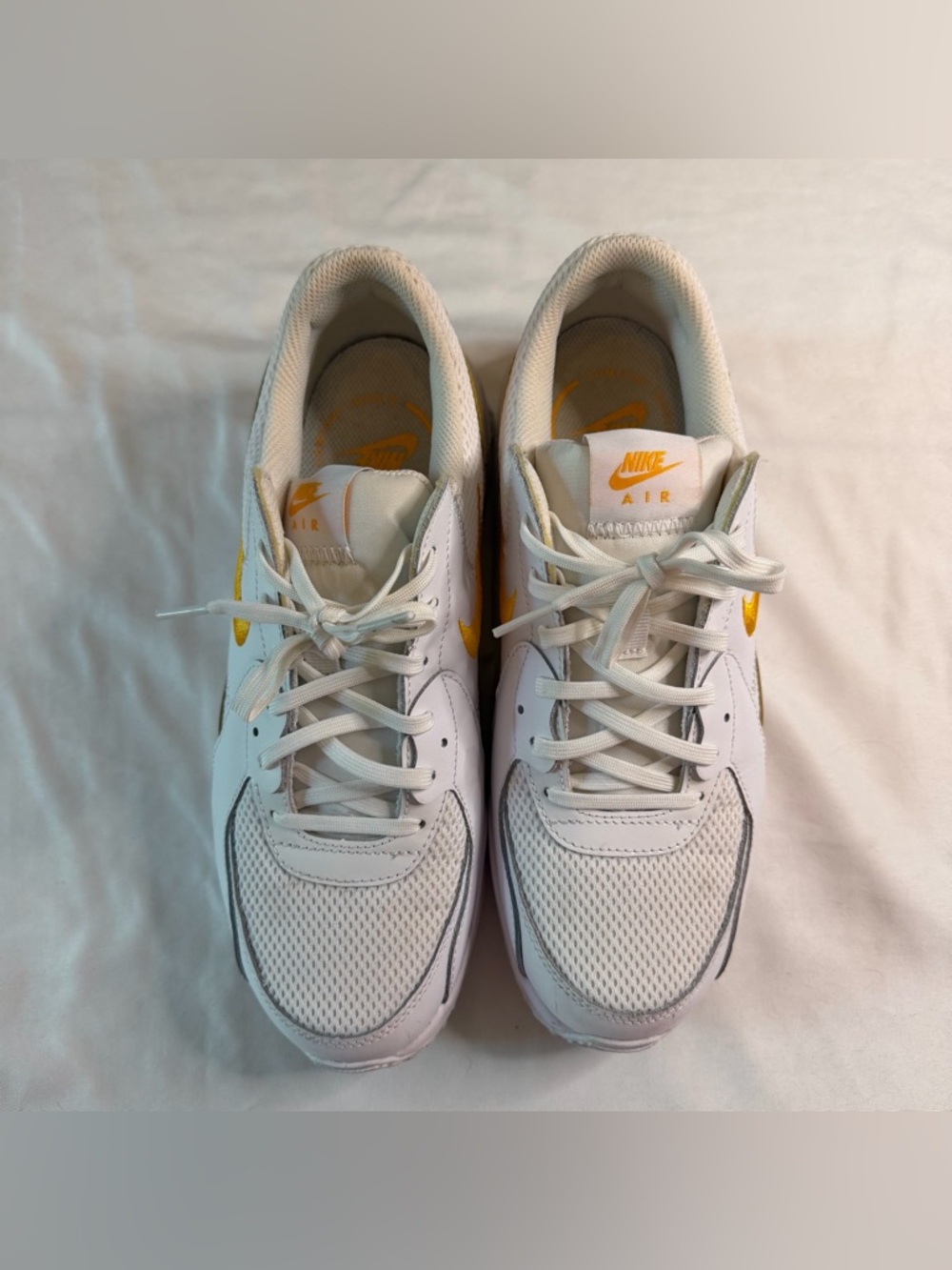 Nike Air Max SC White Yellow Sneakers Running Shoes Athletic Women’s 9